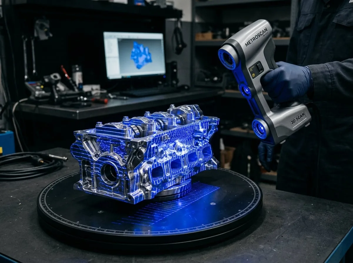 3D-сканирование автомобильной детали структурированным светом — Гомель