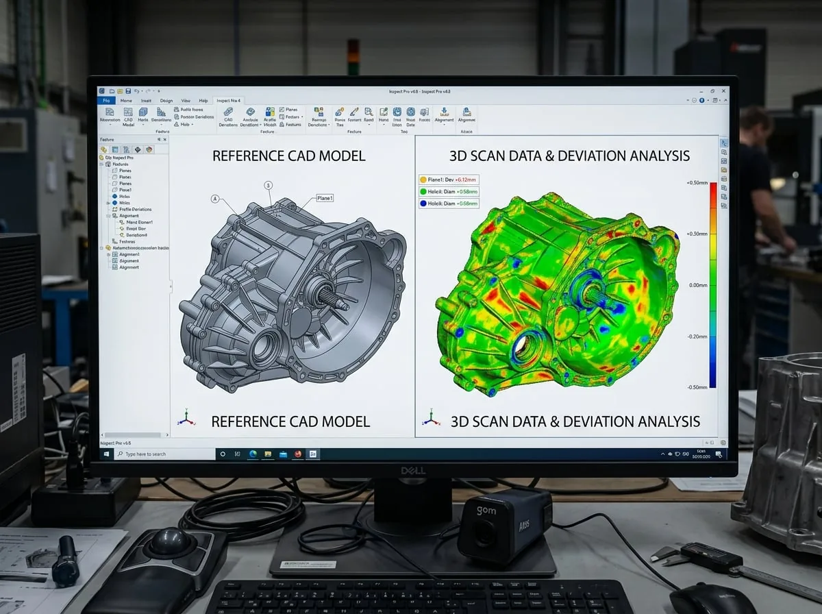Реверс-инжиниринг: сравнение скана с CAD-моделью — Гомель